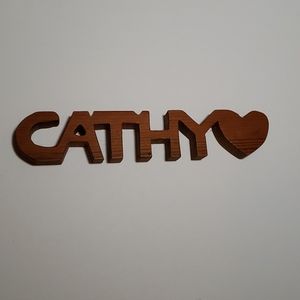 Wood CATHY Name.